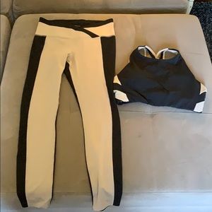 Athleta leggings and sports bra